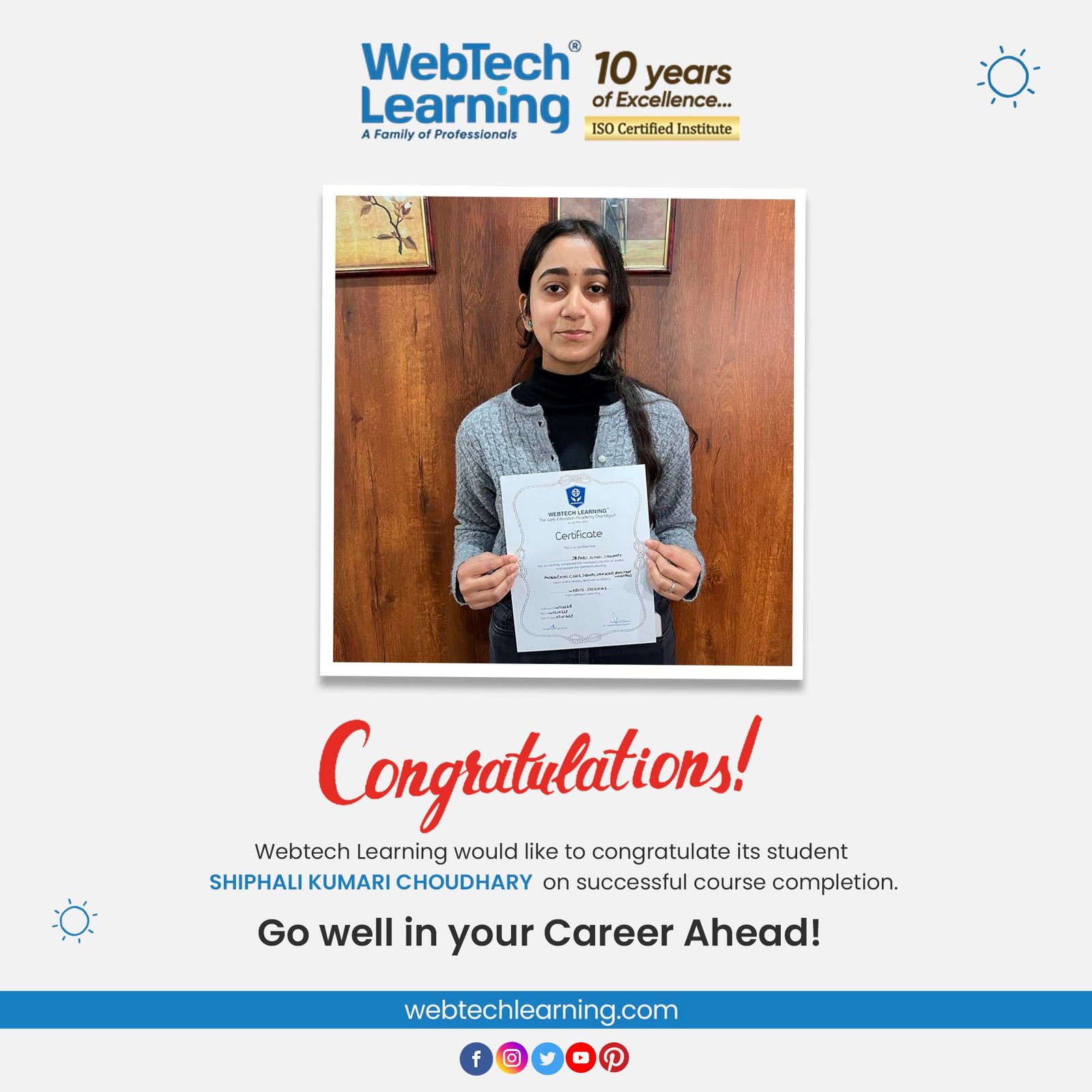 Webtech Learning™ Certificate2