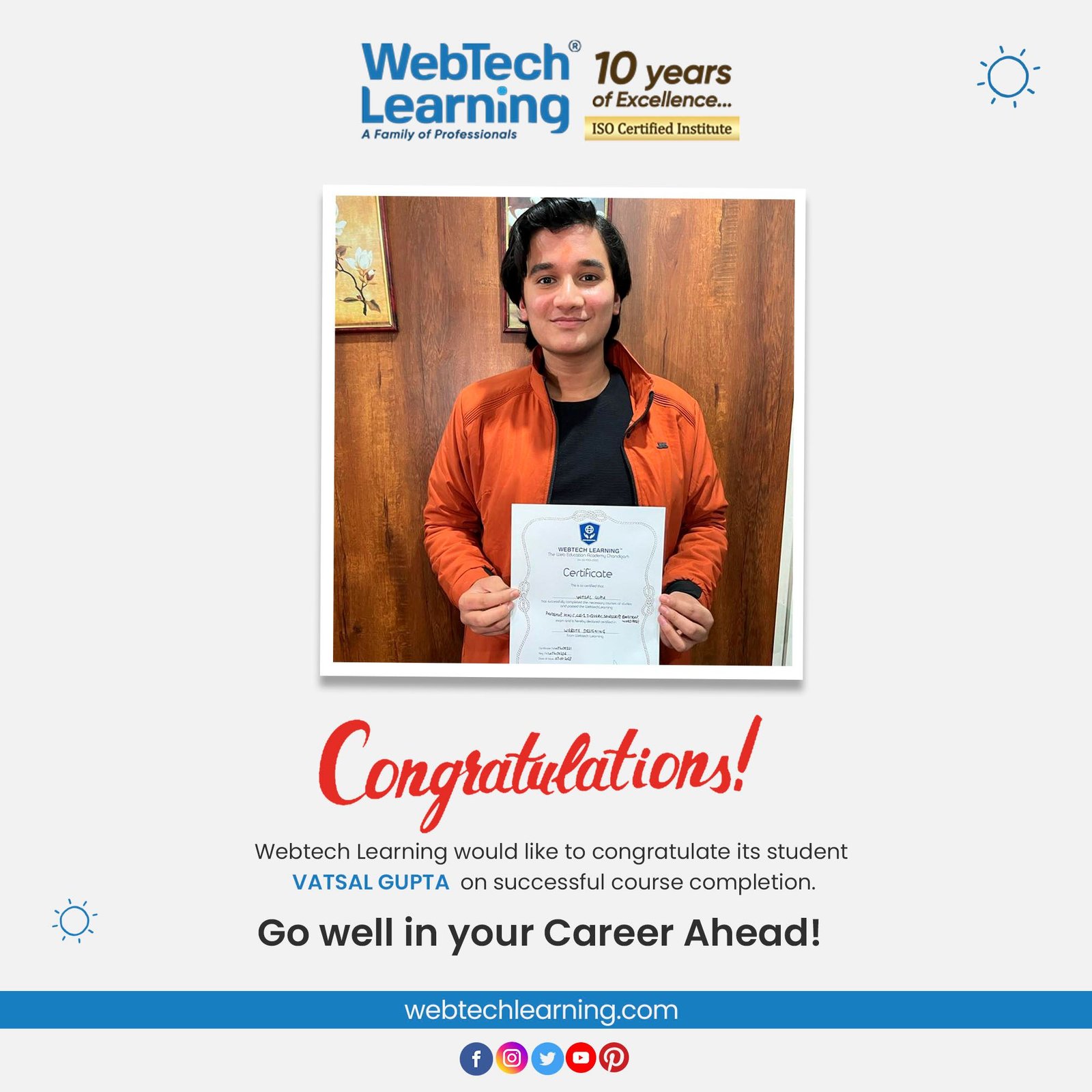 Webtech Learning™ Certificate3